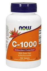 NOW Foods - Vitamin C-1000 with Rose Hips & Bioflavonoids - Nutri.se